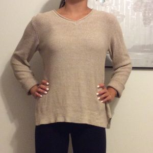 Tan Knit cozy sweater